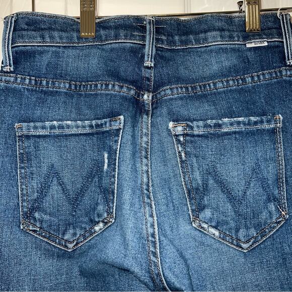 MOTHER DENIM THE SWOONER RASCAL ANKLE Where is My Mind jeans pants 24 - Picture 5 of 14